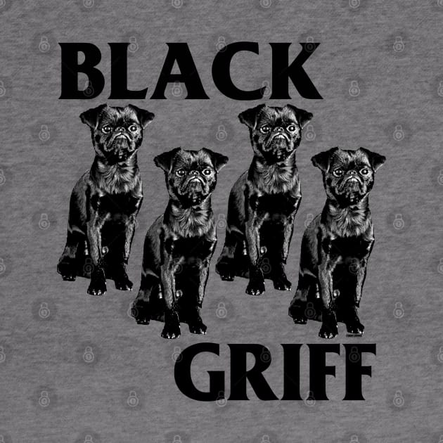 Black Griff // Brussels Griffon by darklordpug